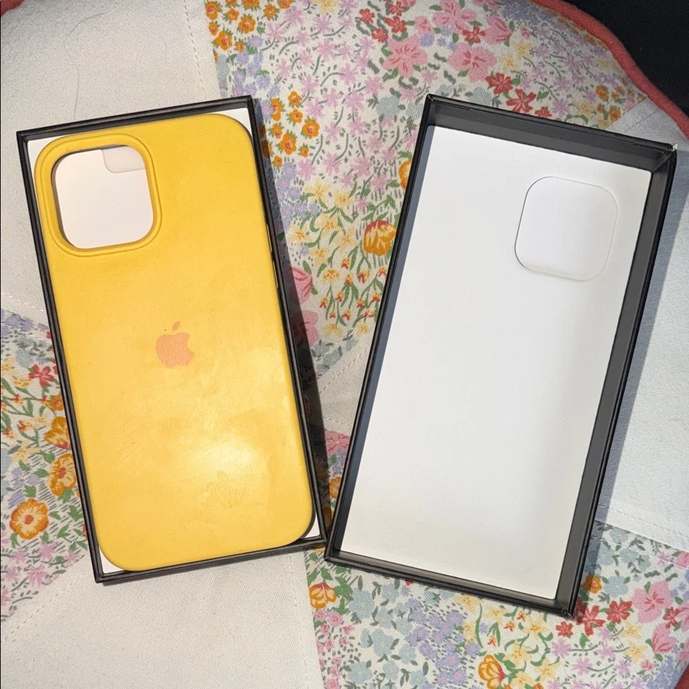Apple Bright Yellow iPhone Case for iPhone 13 Pro Max